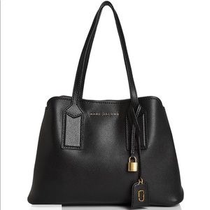 Marc Jacobs “The Editor Leather Tote” Black NWT